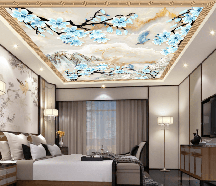 Mountain Painting Bird 190 Wallpaper AJ Wallpaper