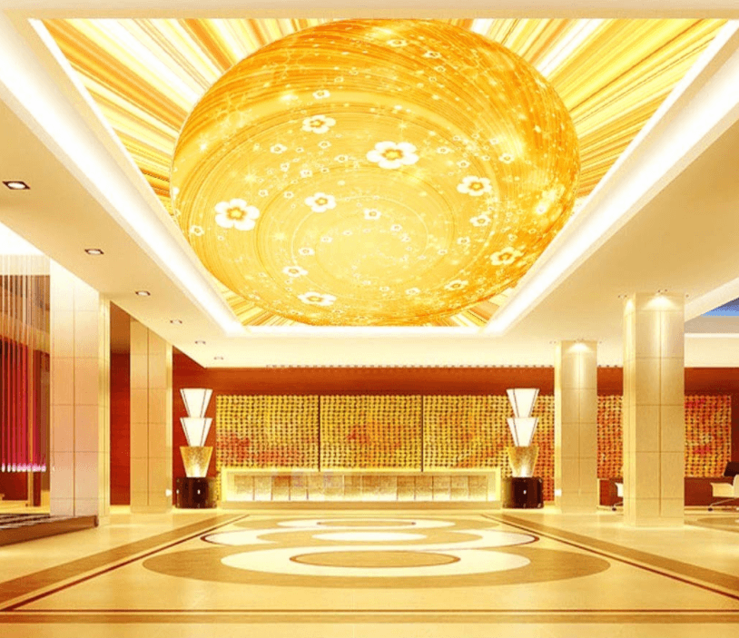 Golden Ball Flower 182 Wallpaper AJ Wallpaper