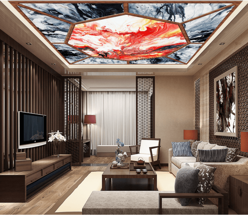 Red Smudged Pigment 200 Wallpaper AJ Wallpaper