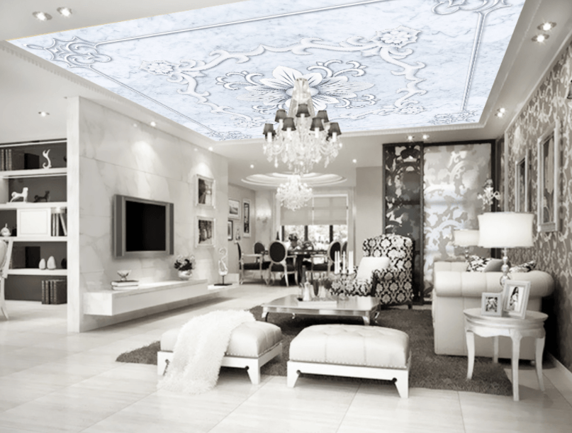 White Flower Pattern 117 Wallpaper AJ Wallpaper