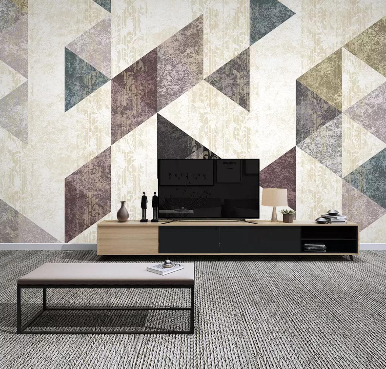 3D Color Rhombus WC679 Wall Murals