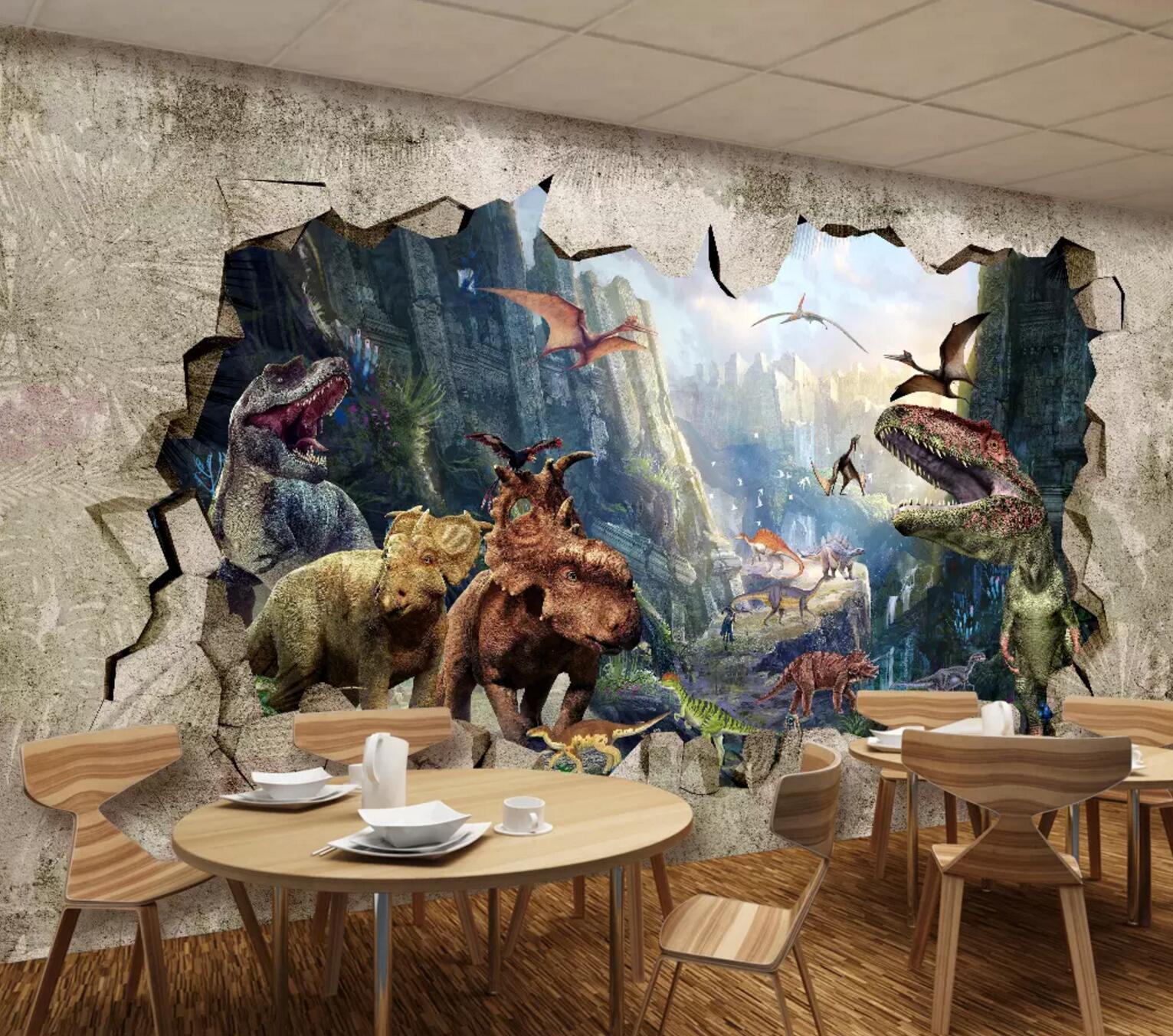 3D Alpine Dinosaur 231 Wallpaper AJ Wallpaper