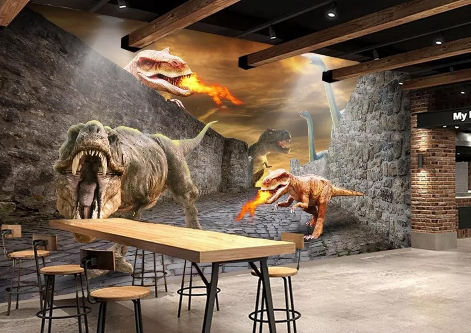 3D Dinosaur Spit 248 Wallpaper AJ Wallpaper