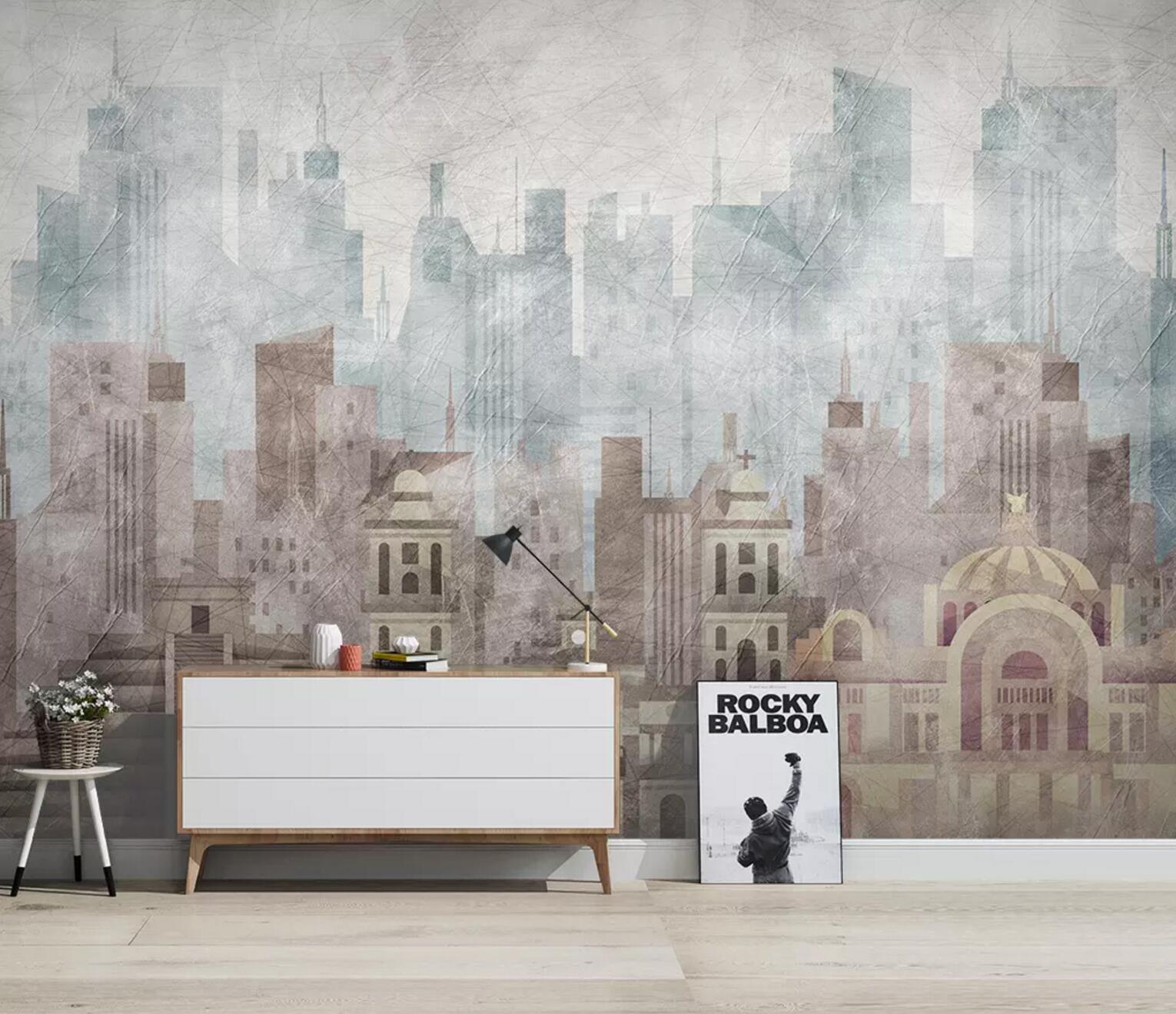 3D New York City WC714 Wall Murals