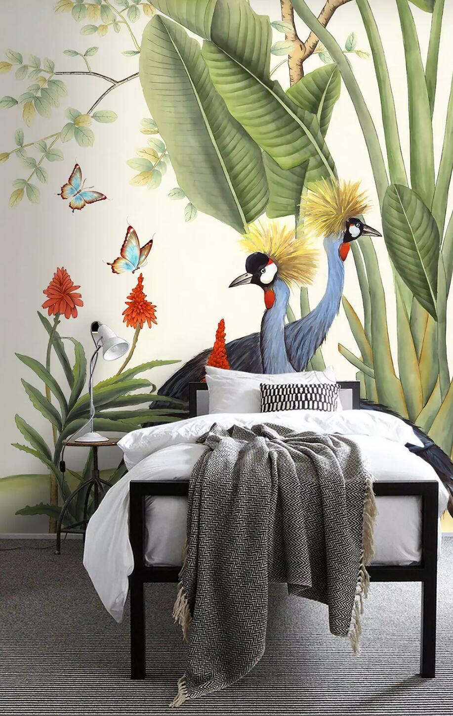 3D Peacock Butterfly 514 Wallpaper AJ Wallpaper