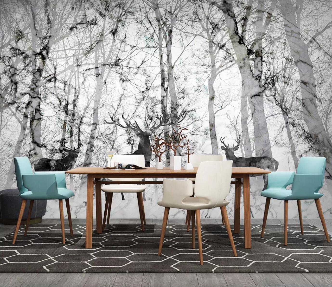 3D Deer Shadow 370 Wallpaper AJ Wallpaper