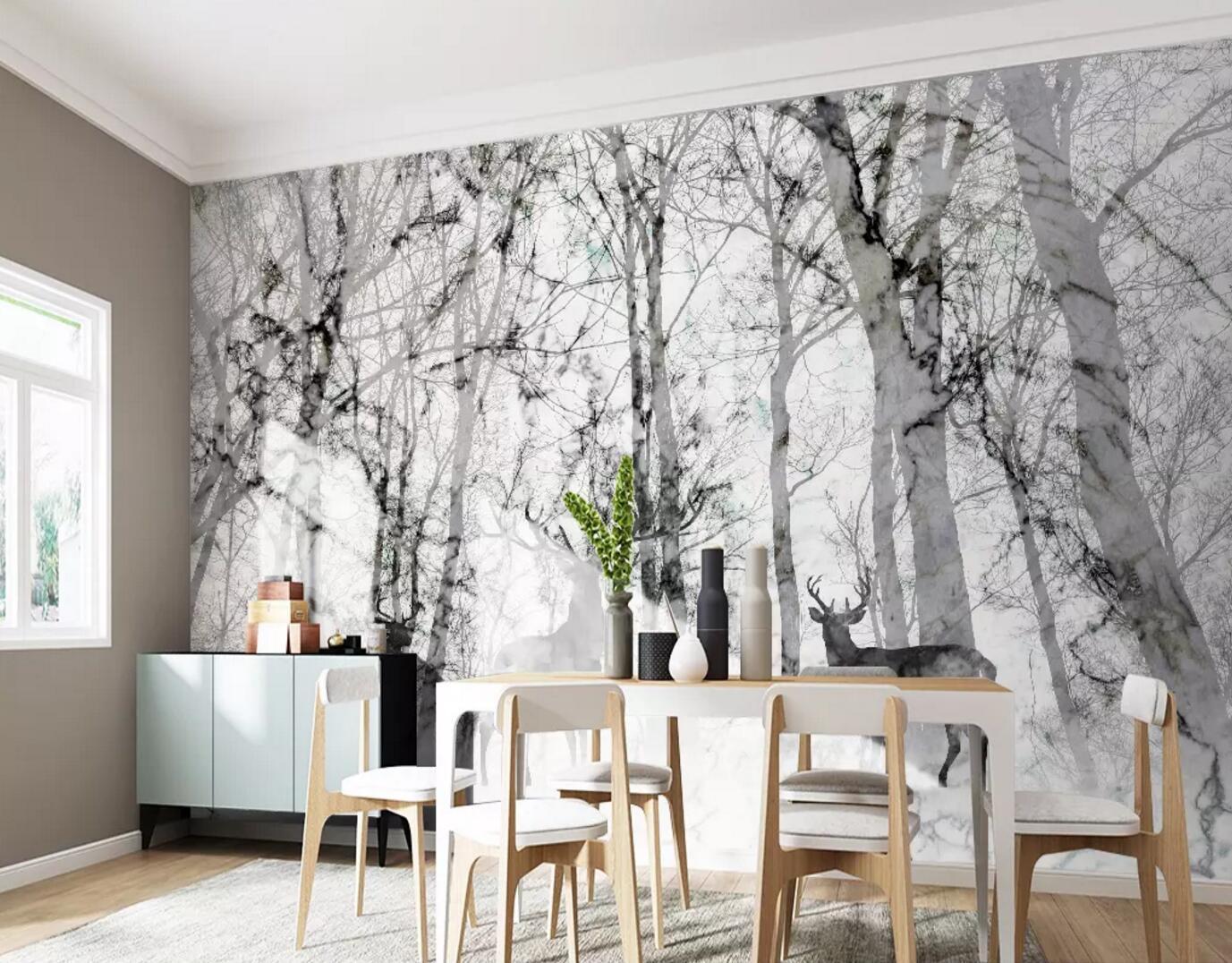 3D Deer Shadow 370 Wallpaper AJ Wallpaper