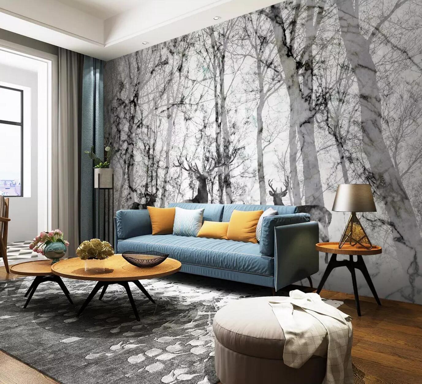 3D Deer Shadow 370 Wallpaper AJ Wallpaper