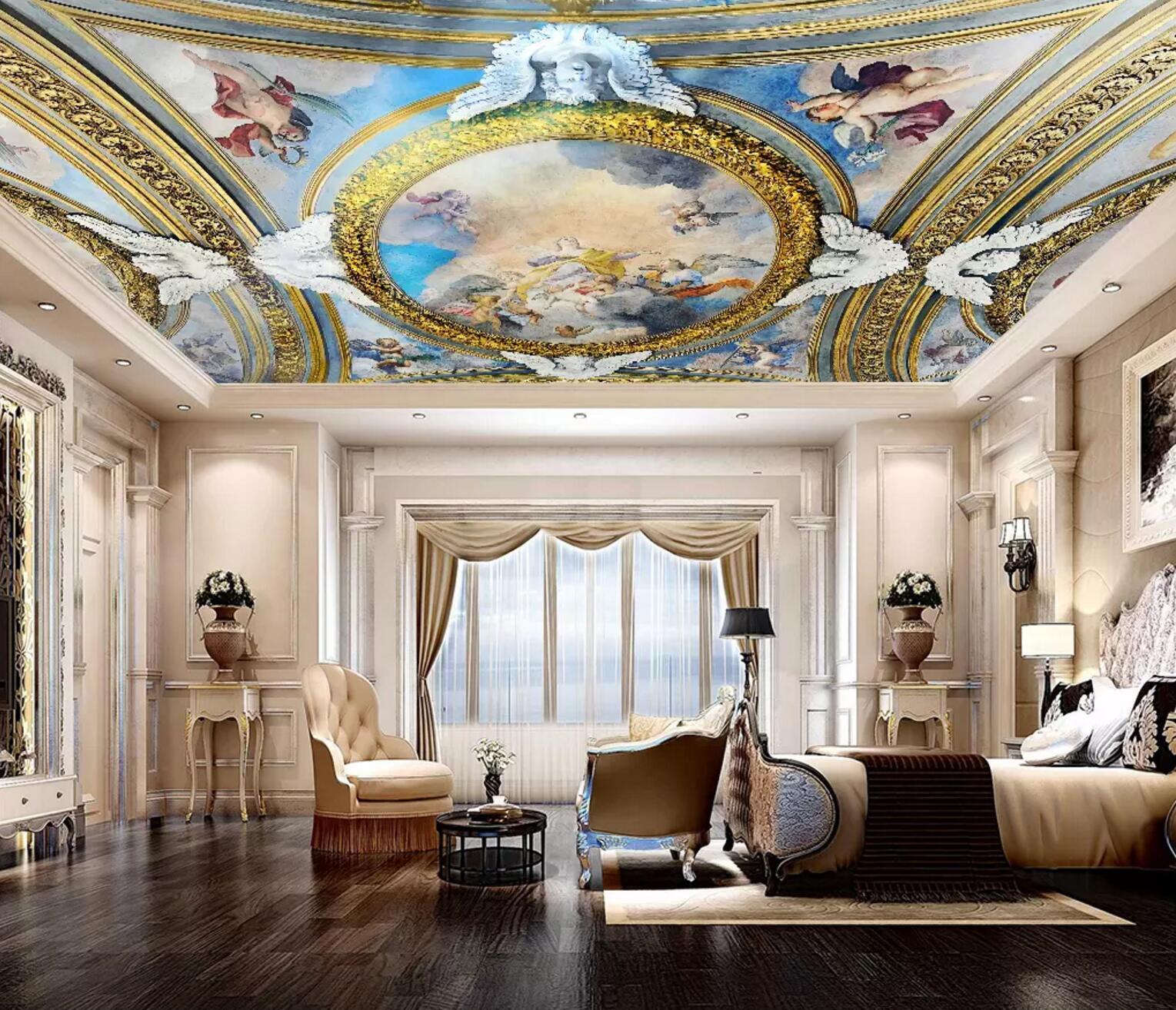 Little Angel White Clouds 034 Wallpaper AJ Wallpaper