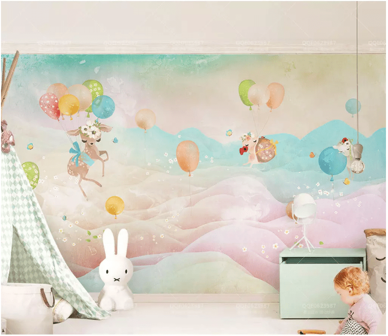 3D Colorful Balloons 2135 Wall Murals Wallpaper AJ Wallpaper 2