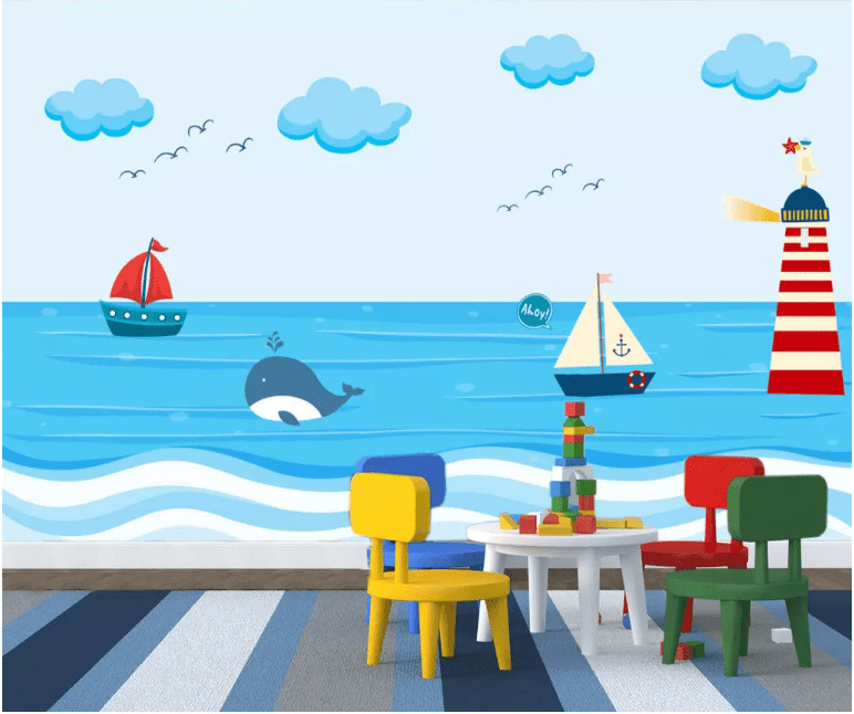 3D Sea Ship 2110 Wall Murals Wallpaper AJ Wallpaper 2