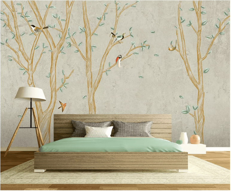 3D Woods Bird 2180 Wall Murals Wallpaper AJ Wallpaper 2