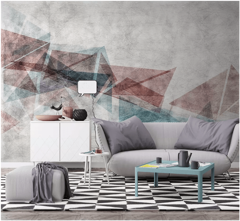 3D Transparent Geometry 2128 Wall Murals Wallpaper AJ Wallpaper 2