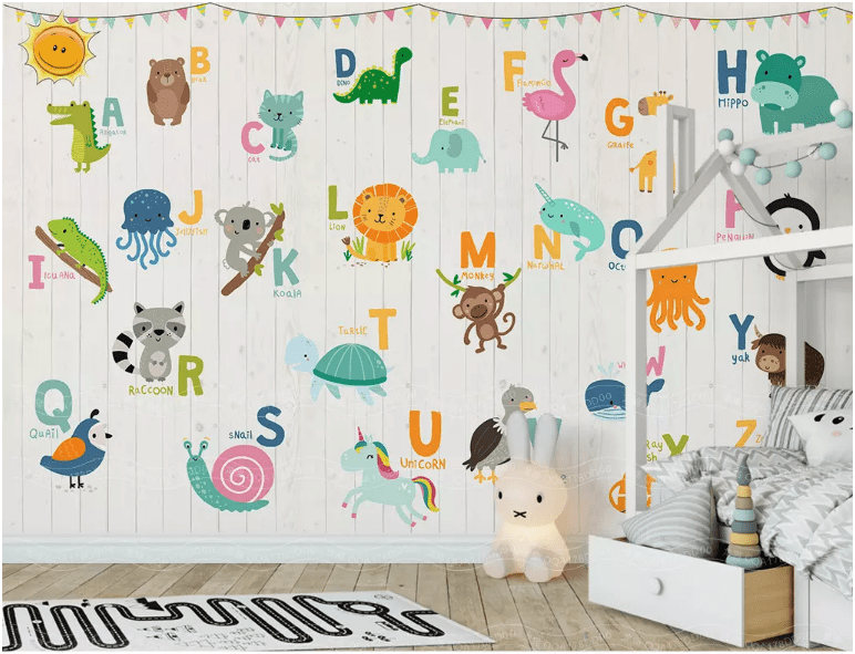 3D Cute Animal 2050 Wall Murals Wallpaper AJ Wallpaper 2