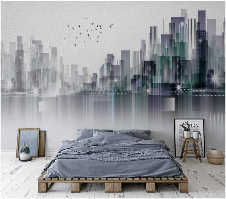 3D Tall Building 2078 Wall Murals Wallpaper AJ Wallpaper 2