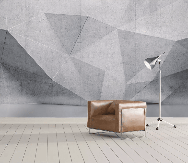 3D Grey Geometry 2142 Wall Murals Wallpaper AJ Wallpaper 2