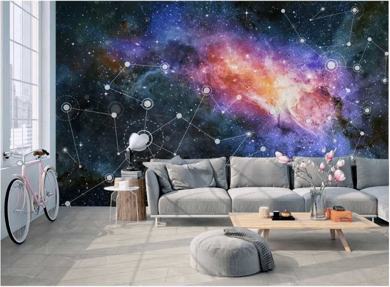 3D Color Starry Sky 2116 Wall Murals Wallpaper AJ Wallpaper 2