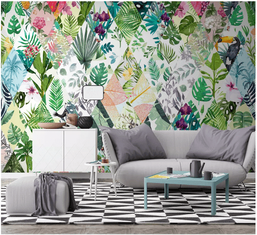 3D Color Plant 2131 Wall Murals Wallpaper AJ Wallpaper 2