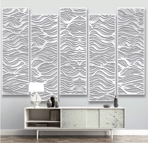 3D Carving Waves 2160 Wall Murals Wallpaper AJ Wallpaper 2