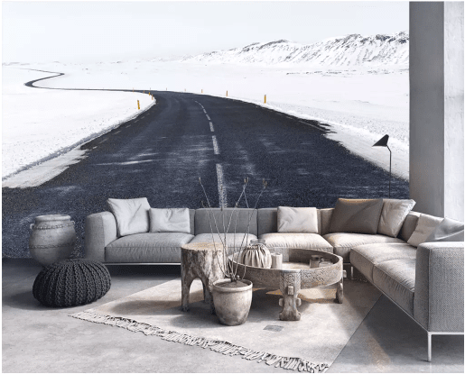 3D Heavy Snow Road 2012 Wall Murals Wallpaper AJ Wallpaper 2