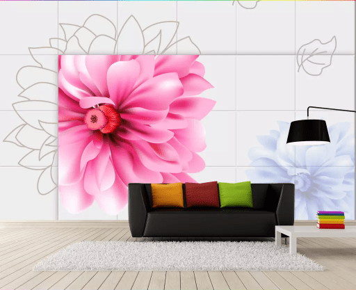 3D Pink Lotus 2025 Wall Murals Wallpaper AJ Wallpaper 2