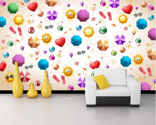 3D Caring Sun 2014 Wall Murals Wallpaper AJ Wallpaper 2