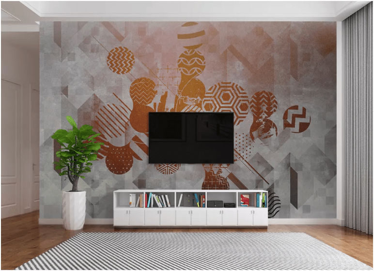 3D Yellow Pattern 2090 Wall Murals Wallpaper AJ Wallpaper 2