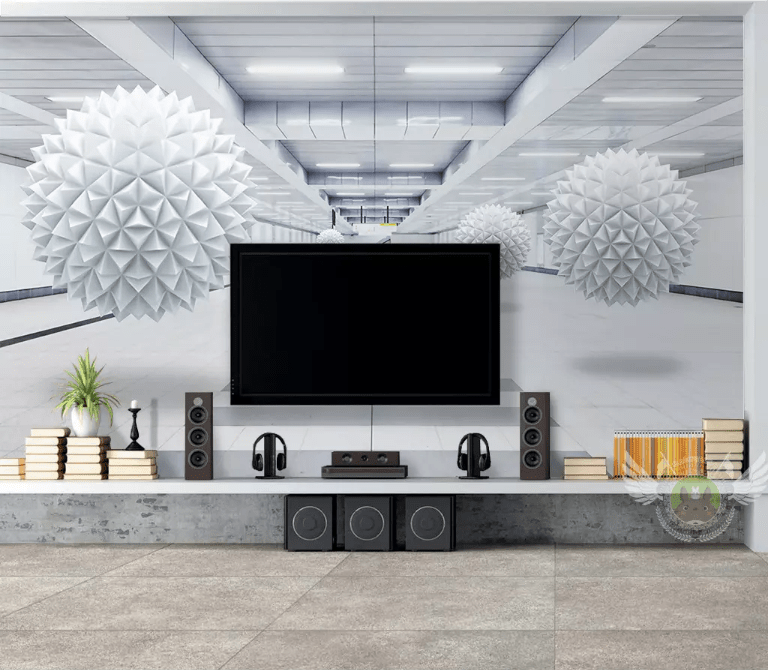 3D White Sphere 2047 Wall Murals Wallpaper AJ Wallpaper 2