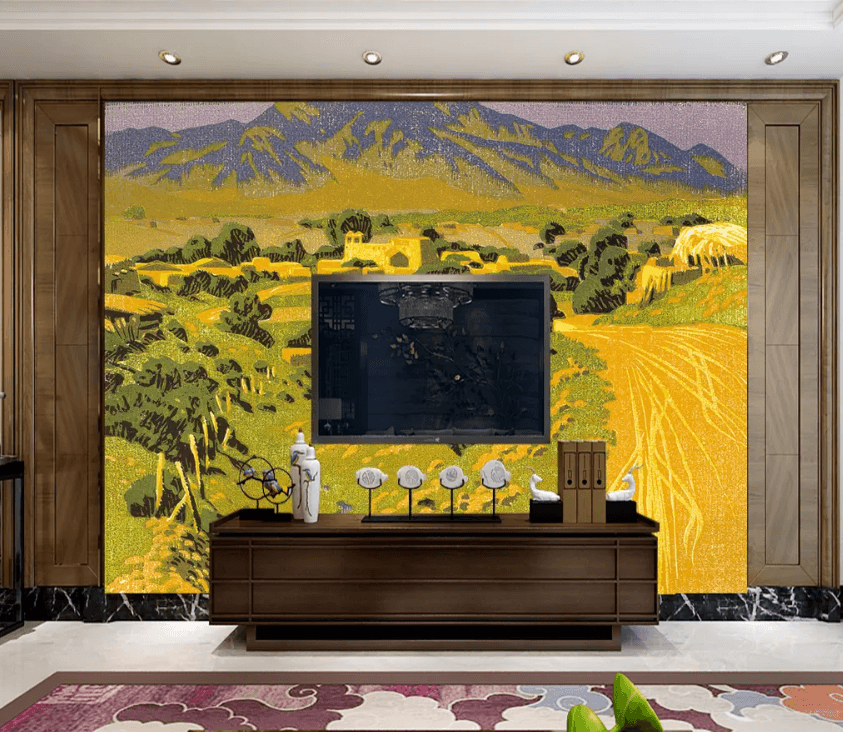 3D Color Carving Spring 1620 Wallpaper AJ Wallpaper 2