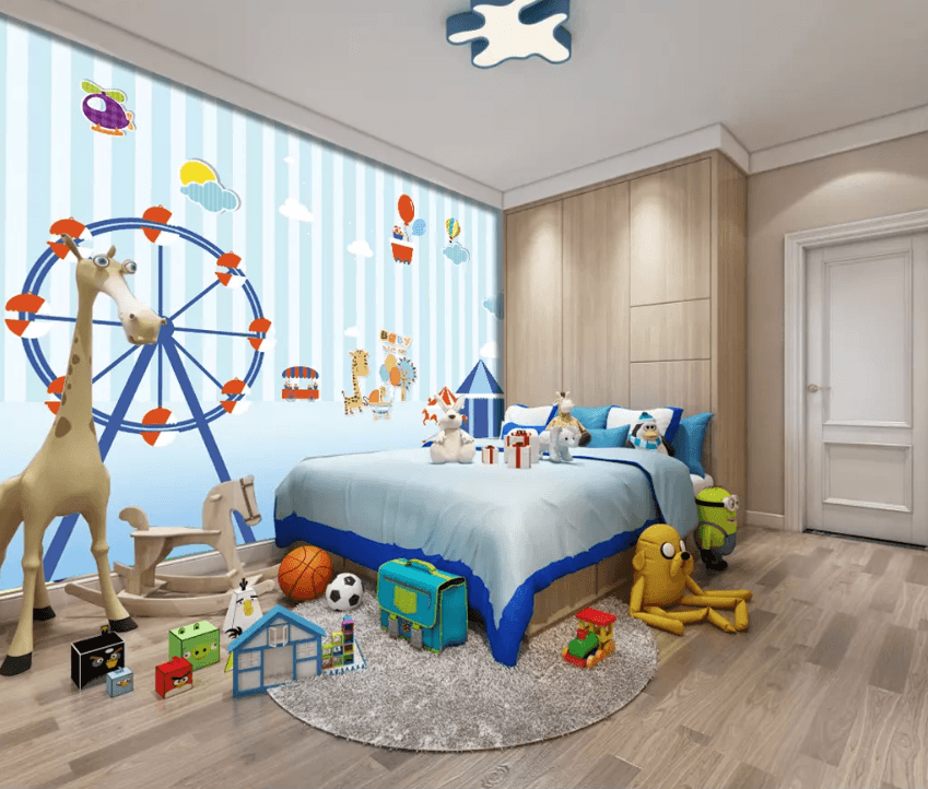 3D Cartoon Amusement Park 1603 Wallpaper AJ Wallpaper 2