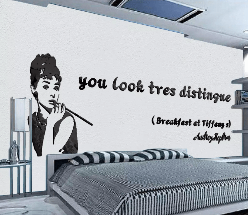 3D Classic Hepburn 1601 Wallpaper AJ Wallpaper 2