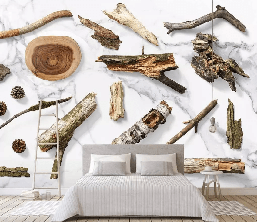 3D Branch Annual Ring 1551 Wallpaper AJ Wallpaper 2