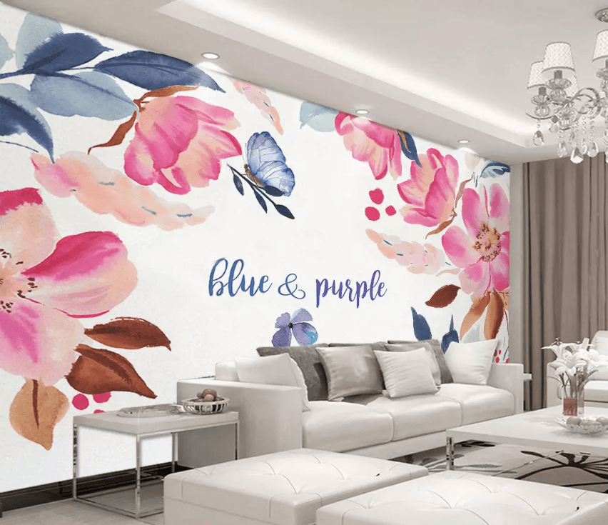 3D Bright Fragrant Butterfly 1538 Wallpaper AJ Wallpaper 2