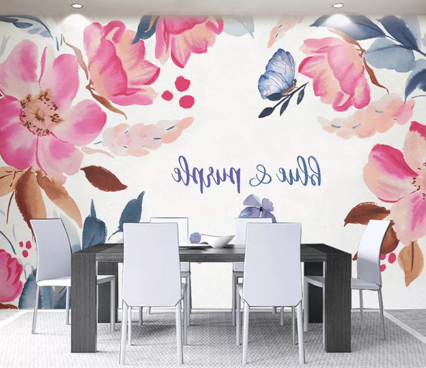 3D Bright Fragrant Butterfly 1538 Wallpaper AJ Wallpaper 2