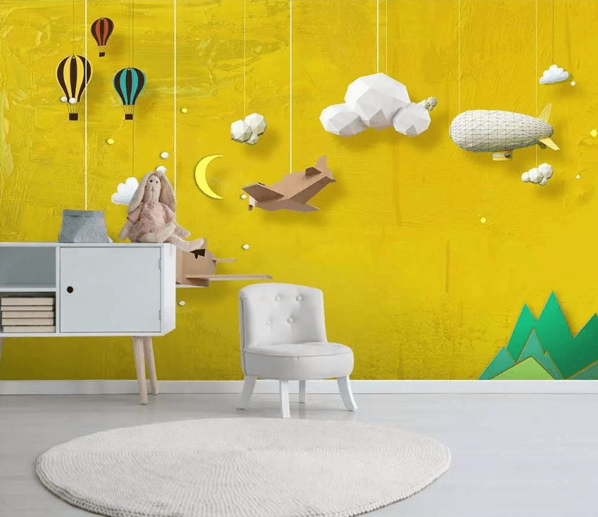 3D Paper Plane Pendant 1536 Wallpaper AJ Wallpaper 2