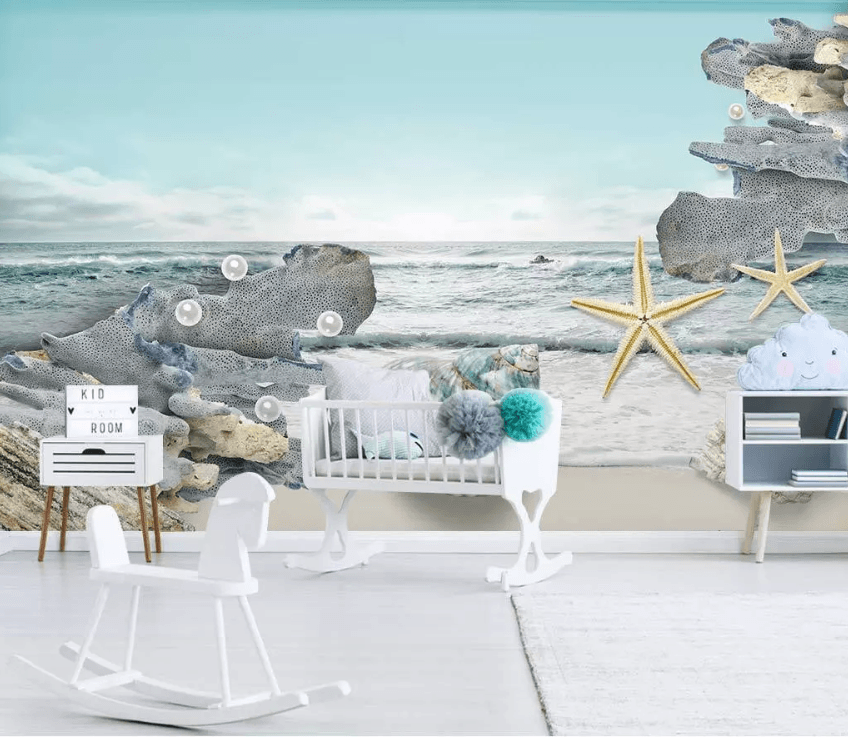 3D Pearl Starfish 1534 Wallpaper AJ Wallpaper 2