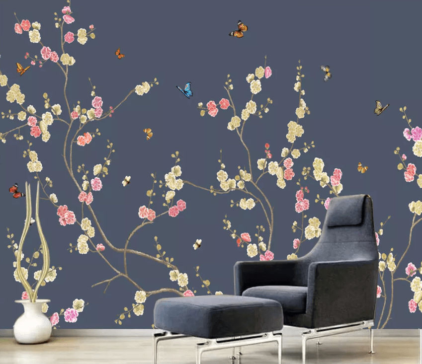 3D Colorful Butterfly Flying 1514 Wallpaper AJ Wallpaper 2