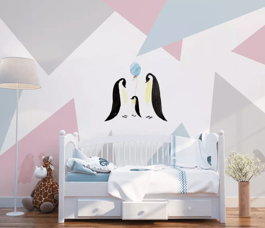 3D Family Penguin 1491 Wallpaper AJ Wallpaper 2