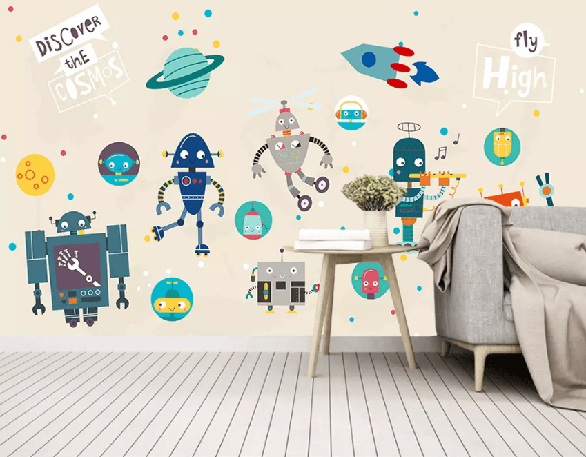 3D Robot Rocket 1482 Wallpaper AJ Wallpaper 2