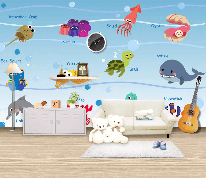 3D Cartoon Animal Label 1472 Wallpaper AJ Wallpaper 2
