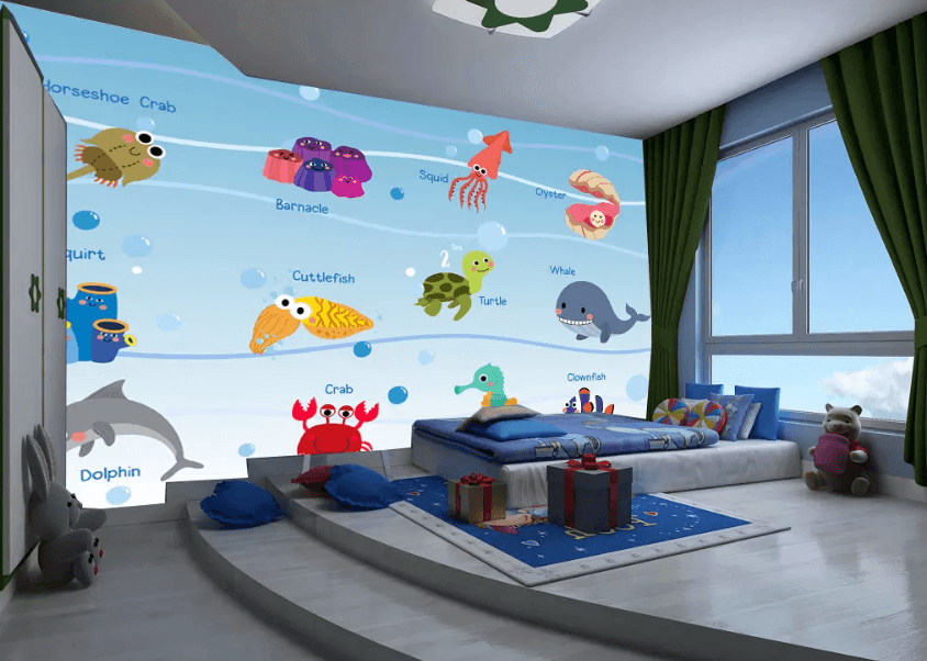 3D Cartoon Animal Label 1472 Wallpaper AJ Wallpaper 2