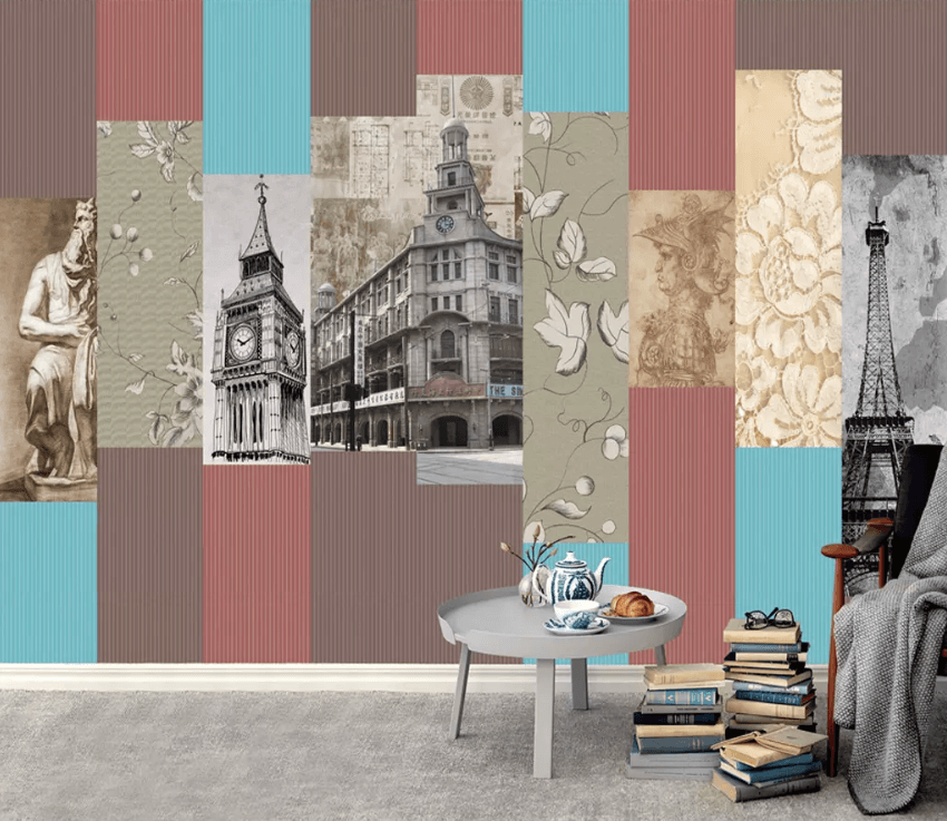 3D Eiffel Tower Flower 1447 Wallpaper AJ Wallpaper 2