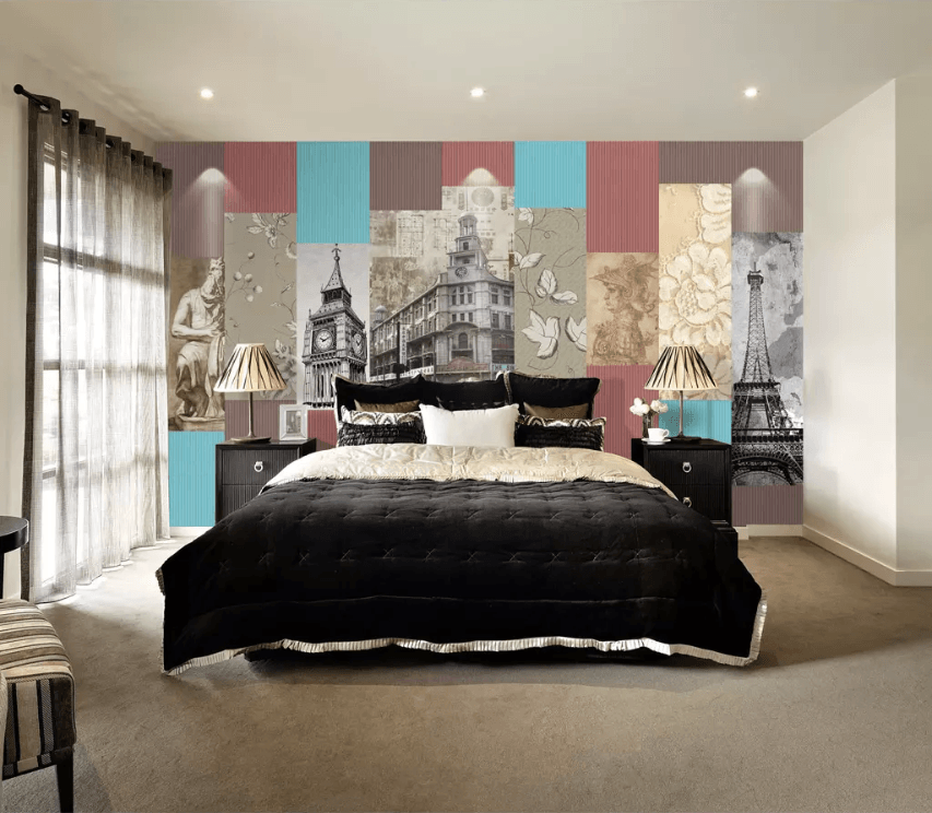 3D Eiffel Tower Flower 1447 Wallpaper AJ Wallpaper 2