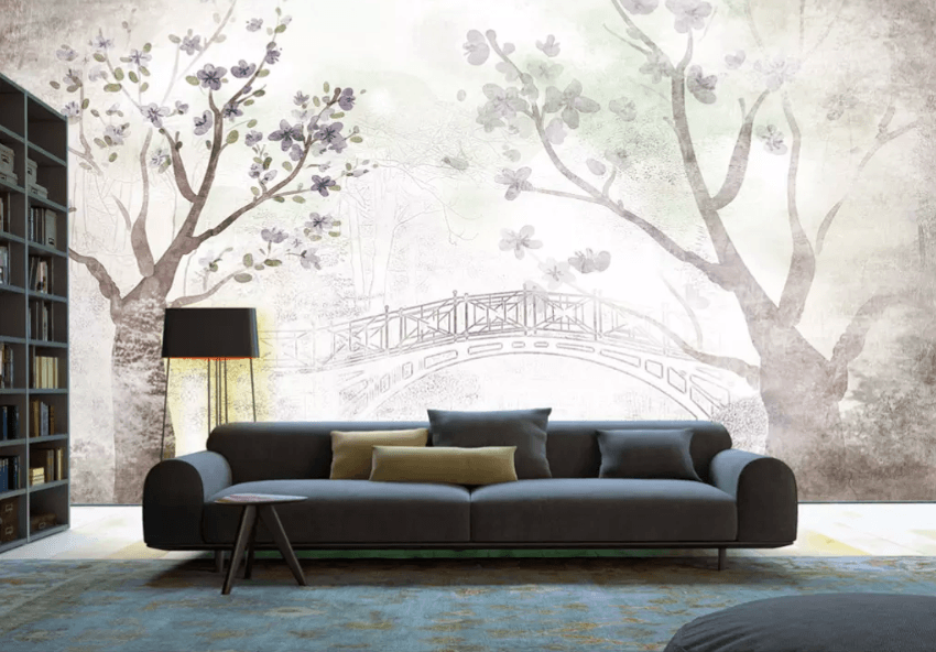 3D Graffiti Arch Bridge 1413 Wallpaper AJ Wallpaper 2