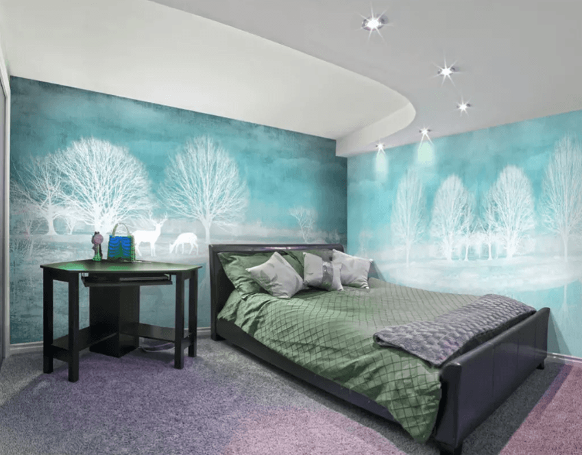 3D River Deer Eating 1410 Wallpaper AJ Wallpaper 2