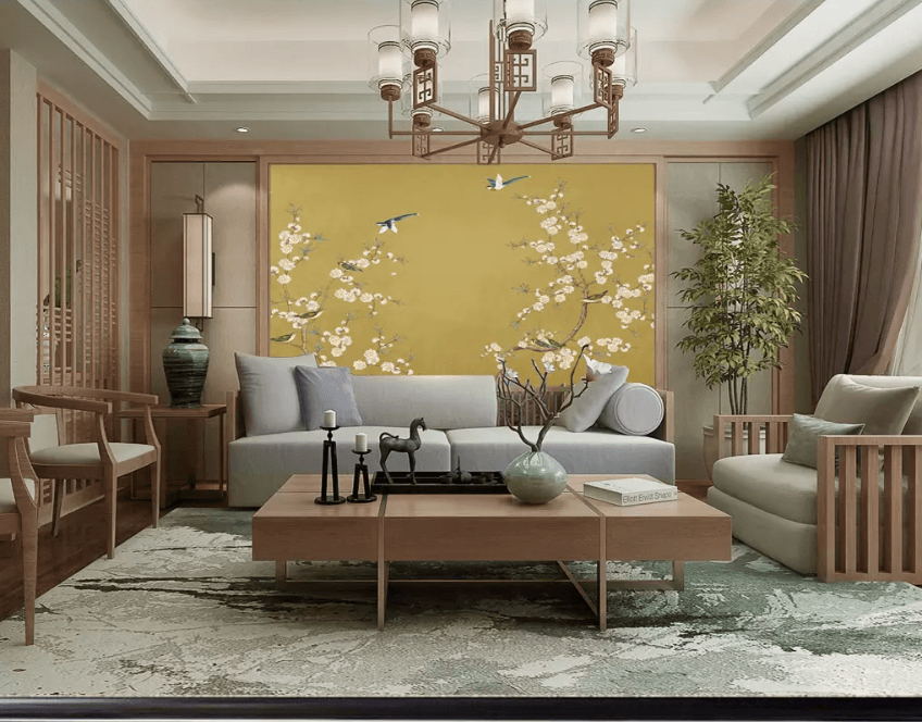 3D Tree Branch Staying Bird 1393 Wallpaper AJ Wallpaper 2
