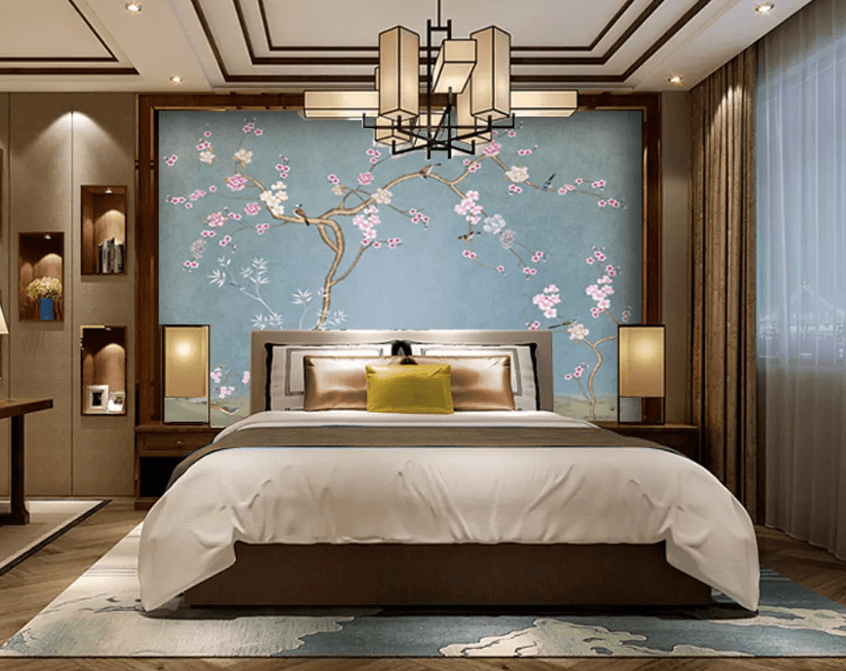 3D Tree Plum Bird 1369 Wallpaper AJ Wallpaper 2