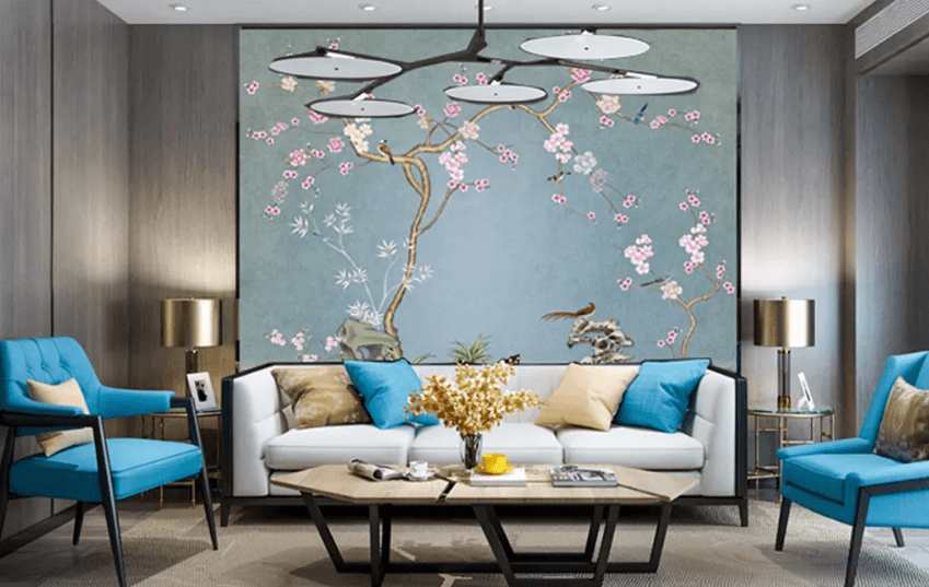 3D Tree Plum Bird 1369 Wallpaper AJ Wallpaper 2