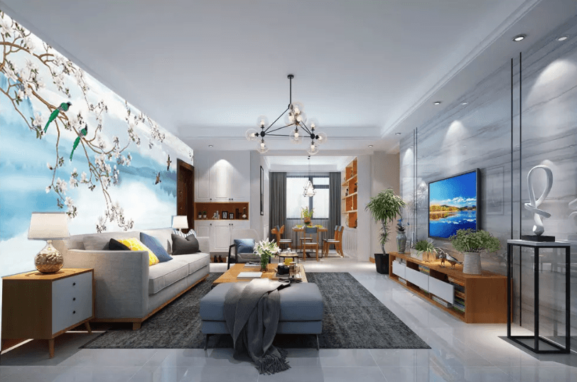 3D Lake Water Bird Flying 1344 Wallpaper AJ Wallpaper 2