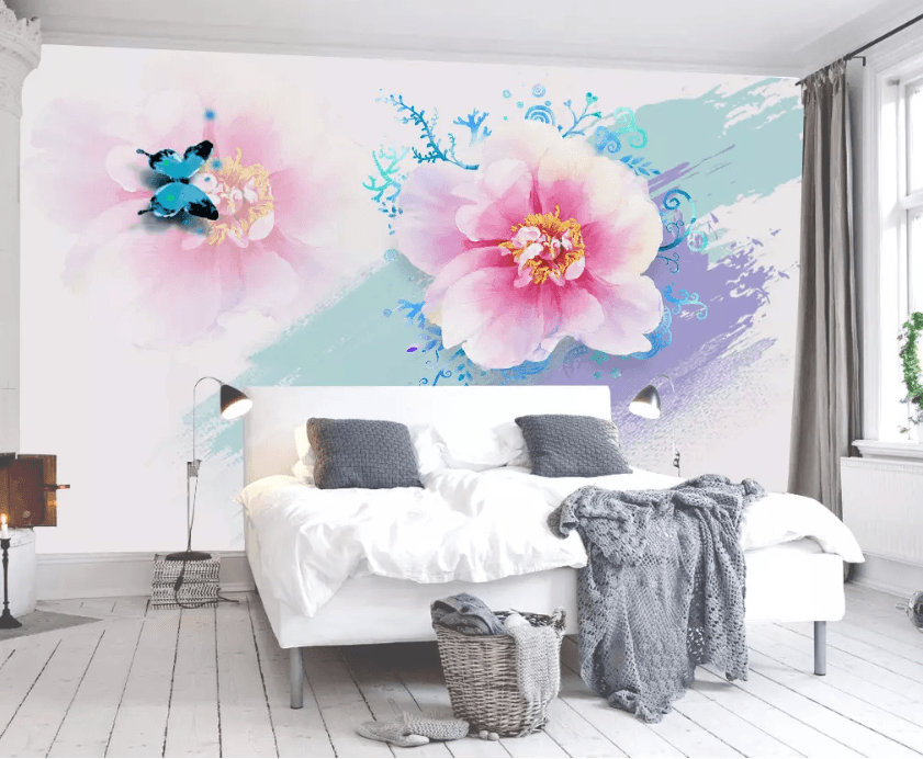 3D Expand Flower 1301 Wallpaper AJ Wallpaper 2